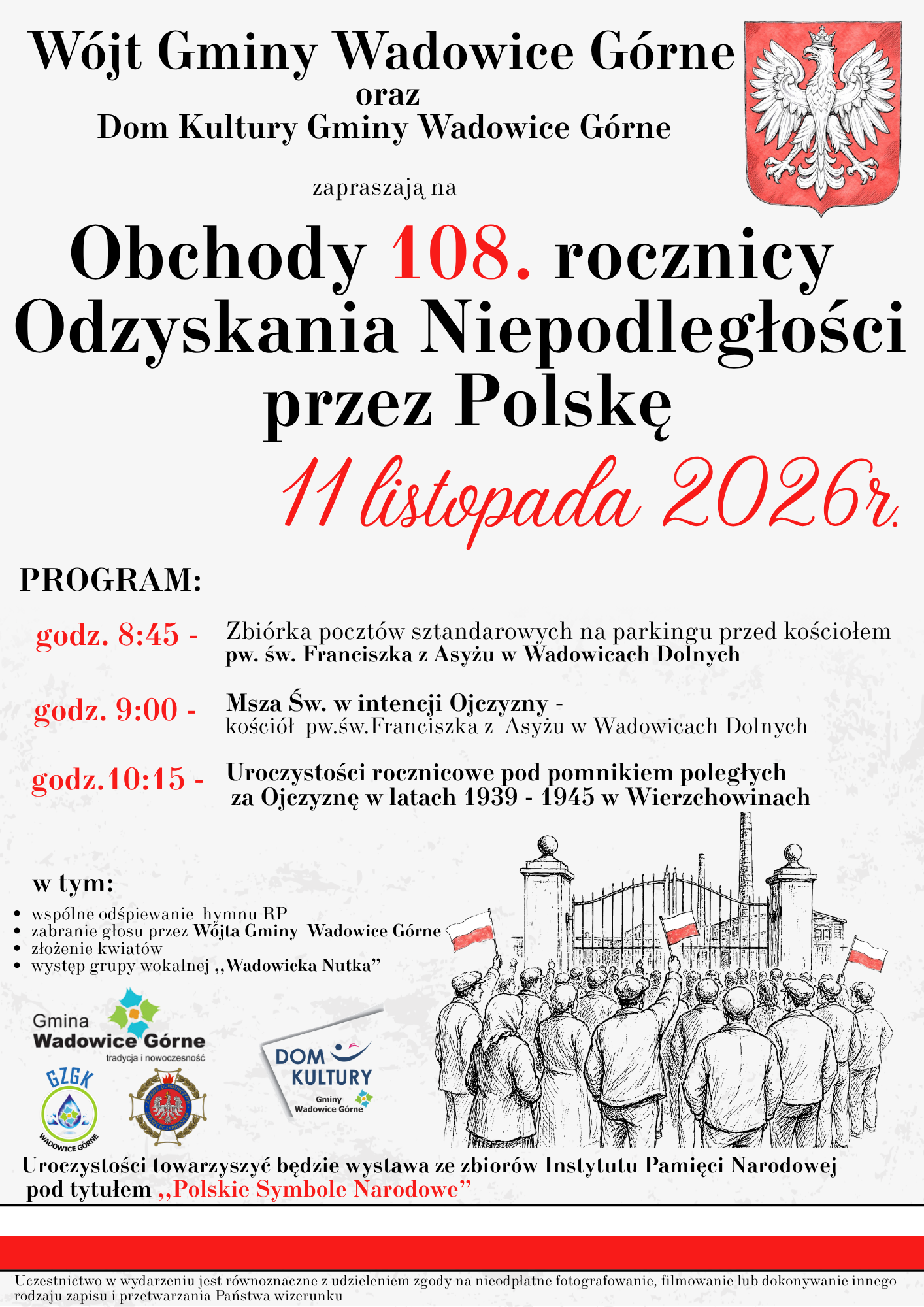 Gminne Obchody Odzyskania Niepodległości 11 Listopada