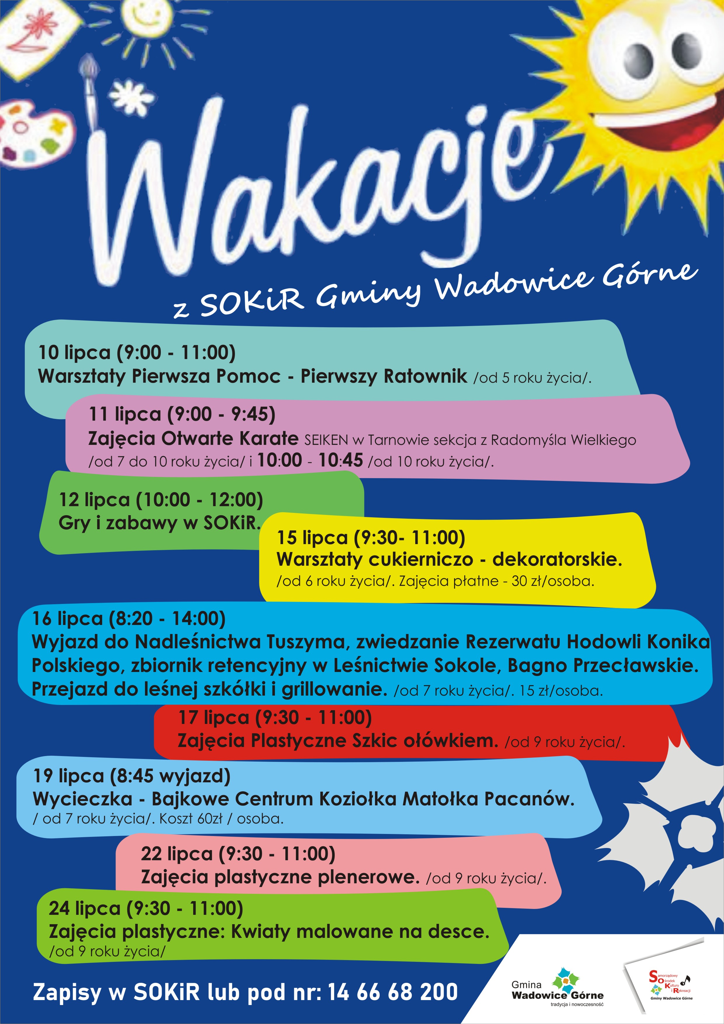 Wakacje w&nbsp;SOKiR lipiec 2024