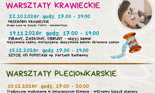Zdjęcie do Cykl warsztat&oacute;w artystycznych
